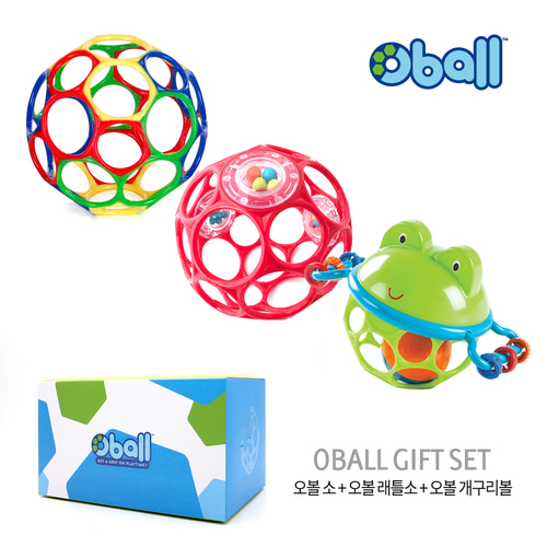 오볼선물세트S_C4 오볼(소)+오볼래틀(소)+오볼 개구리볼